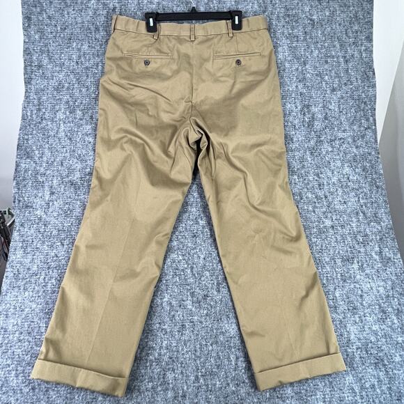 Lands End Pants Mens 38 Traditional Fit Khakis Business‎ Casual Office Formal - Picture 2 of 8